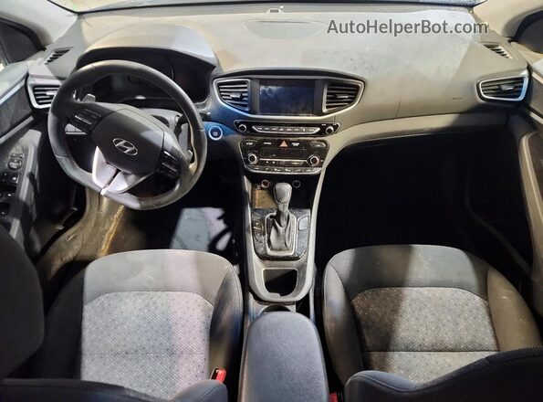 KMHC65LD0KU169353 2019 HYUNDAI IONIQ Blue Widok deski rozdzielczej