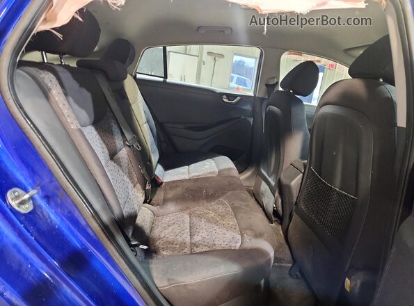 KMHC65LD0KU169353 2019 HYUNDAI IONIQ Blue Widok tylnych siedzeń