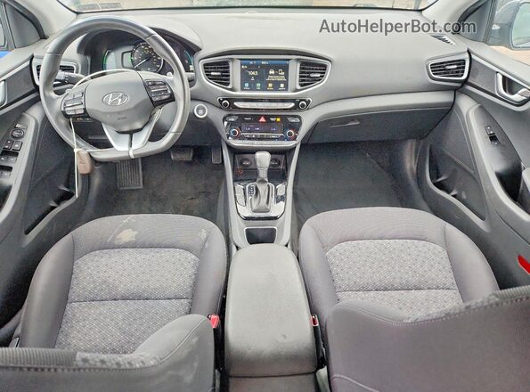 KMHC65LD3KU164874 2019 HYUNDAI IONIQ Серый Вид панели приборов