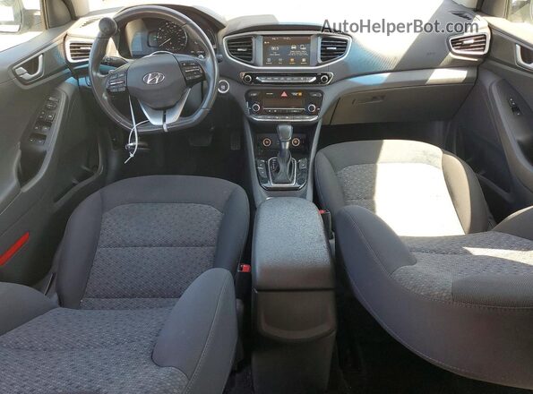 KMHC65LD4KU164852 2019 HYUNDAI IONIQ White Widok deski rozdzielczej