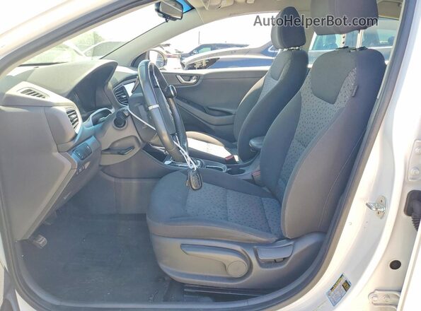 KMHC65LD4KU164852 2019 HYUNDAI IONIQ White Widok wnętrza z przodu