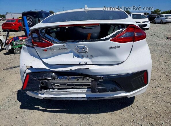 KMHC65LD4KU164852 2019 HYUNDAI IONIQ White Widok z tyłu