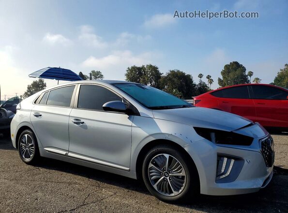 KMHC65LD6NU275651 2022 HYUNDAI IONIQ Серебряный Передняя правая четверть