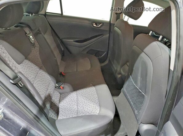 KMHC65LD7KU172797 2019 HYUNDAI IONIQ Gray Widok tylnych siedzeń