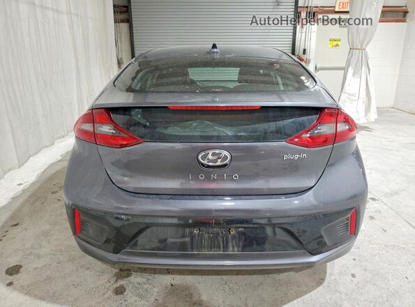 KMHC65LD7KU172797 2019 HYUNDAI IONIQ Gray Widok z tyłu