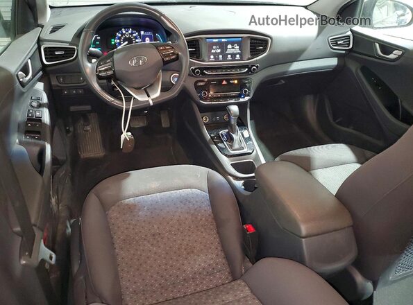 KMHC65LD7KU172797 2019 HYUNDAI IONIQ Gray Widok deski rozdzielczej
