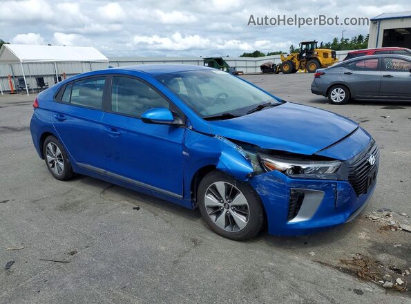 KMHC65LD8JU061559 2018 HYUNDAI IONIQ Blue Front right