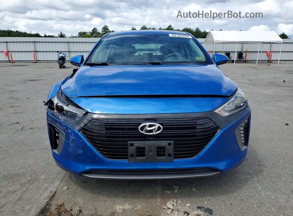KMHC65LD8JU061559 2018 HYUNDAI IONIQ Blue Front view