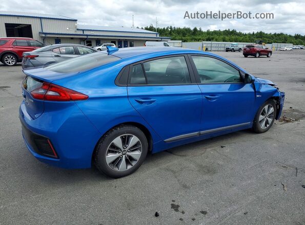 KMHC65LD8JU061559 2018 HYUNDAI IONIQ Blue Rear right