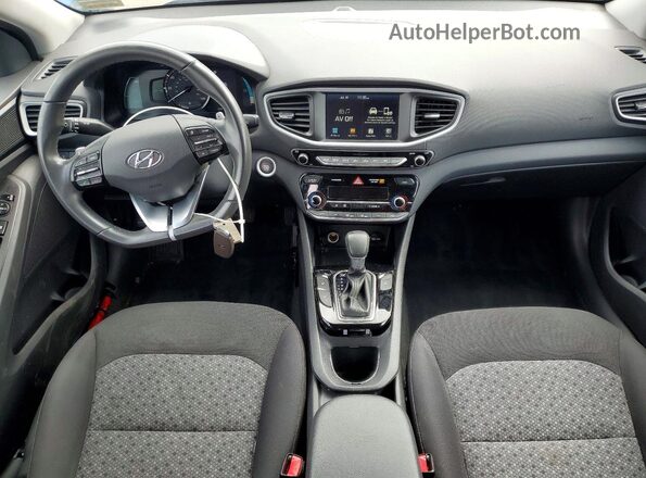 KMHC65LD8JU061559 2018 HYUNDAI IONIQ Blue Dashboard view