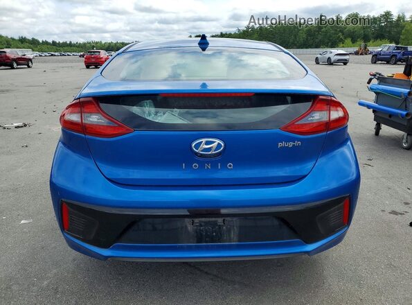 KMHC65LD8JU061559 2018 HYUNDAI IONIQ Blue Rear view