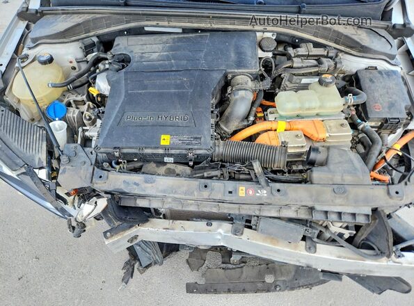 KMHC65LD9LU198321 2020 HYUNDAI IONIQ Серебряный Вид задней части салона