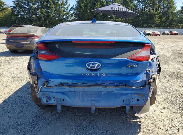 KMHC75LC0HU026464 2017 HYUNDAI IONIQ Blue Vista trasera