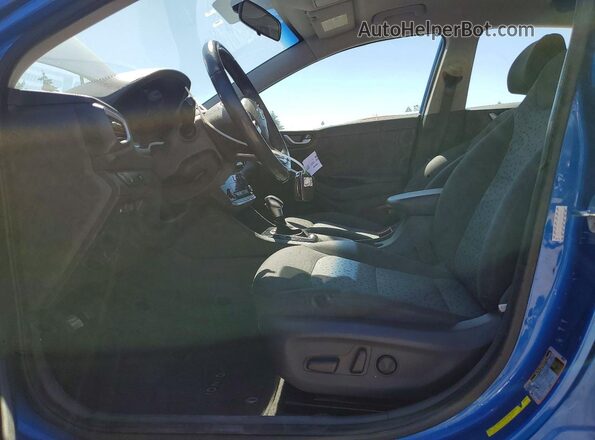 KMHC75LC0HU026464 2017 HYUNDAI IONIQ Blue Vista interior delantera
