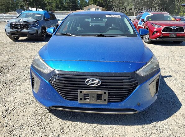 KMHC75LC0HU026464 2017 HYUNDAI IONIQ Blue Vista frontal