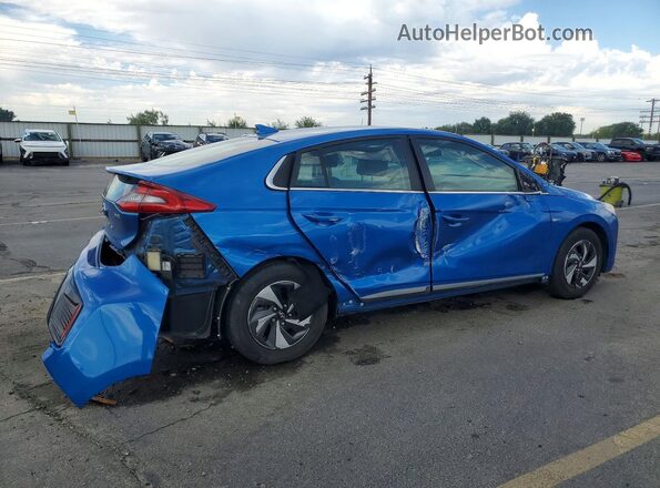 KMHC75LC0HU035701 2017 HYUNDAI IONIQ Blue Tył prawy