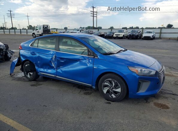 KMHC75LC0HU035701 2017 HYUNDAI IONIQ Blue Przód prawy
