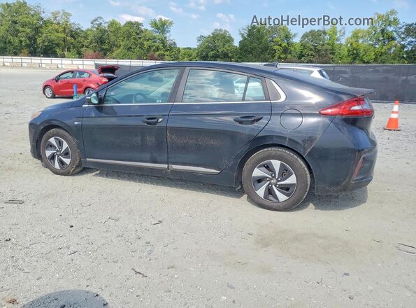KMHC75LC0HU036816 2017 HYUNDAI IONIQ Черный Задняя левая четверть