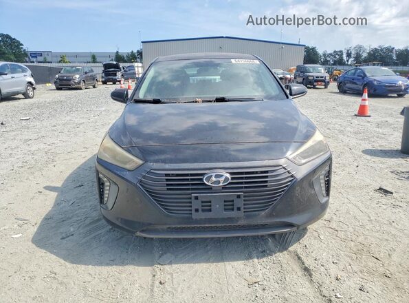 KMHC75LC0HU036816 2017 HYUNDAI IONIQ Черный Вид спереди