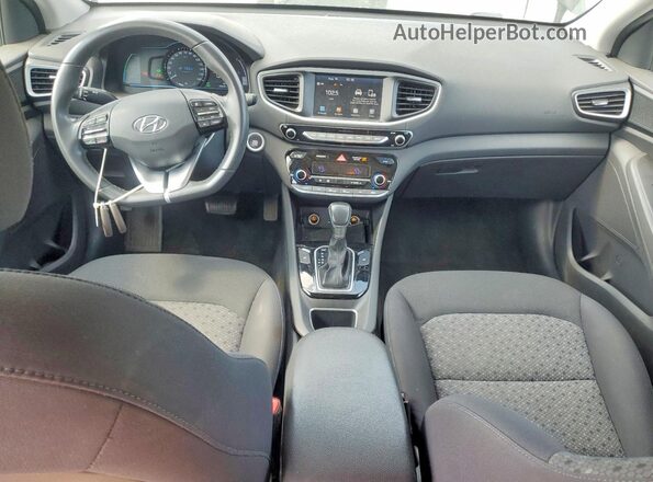 KMHC75LC0HU036816 2017 HYUNDAI IONIQ Черный Вид панели приборов