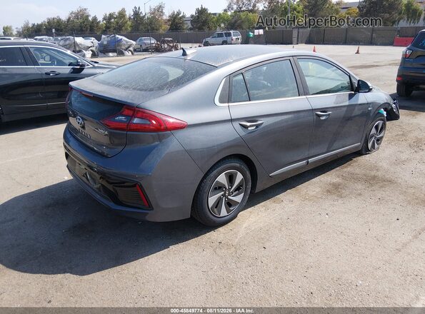 KMHC75LC0HU057696 2017 HYUNDAI IONIQ HYBRID Gray Rear right