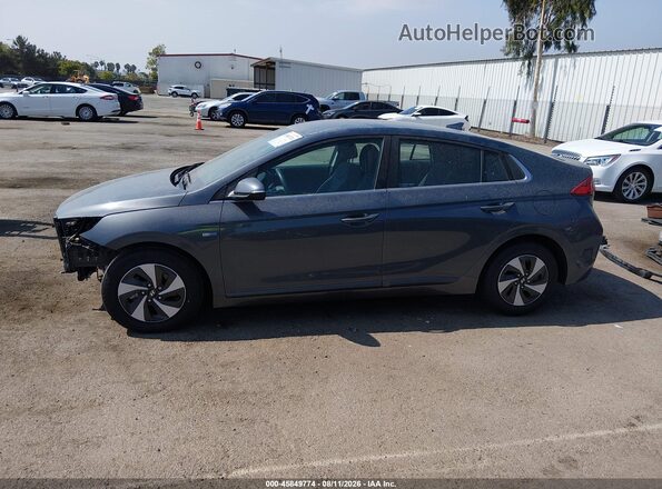 KMHC75LC0HU057696 2017 HYUNDAI IONIQ HYBRID Gray 