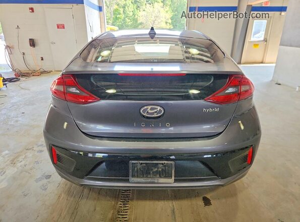 KMHC75LC0JU062211 2018 HYUNDAI IONIQ Gray Vista trasera