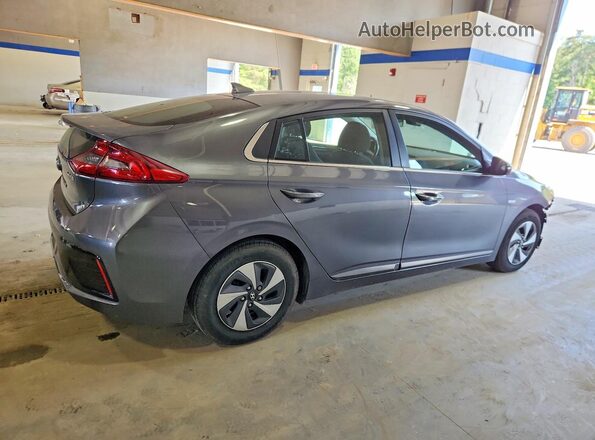KMHC75LC0JU062211 2018 HYUNDAI IONIQ Gray Trasero derecho