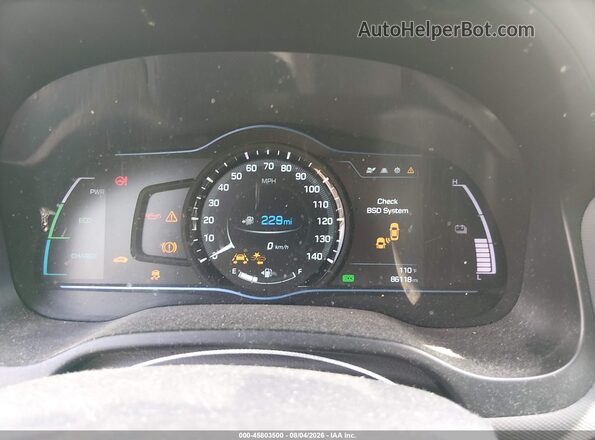 KMHC75LC0JU066159 2018 HYUNDAI IONIQ HYBRID Серый Вид задних сидений