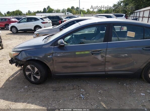 KMHC75LC0JU066159 2018 HYUNDAI IONIQ HYBRID Серый 