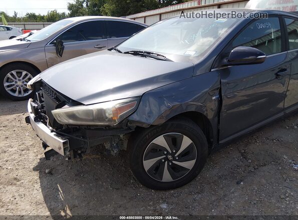 KMHC75LC0JU066159 2018 HYUNDAI IONIQ HYBRID Серый Вид спереди