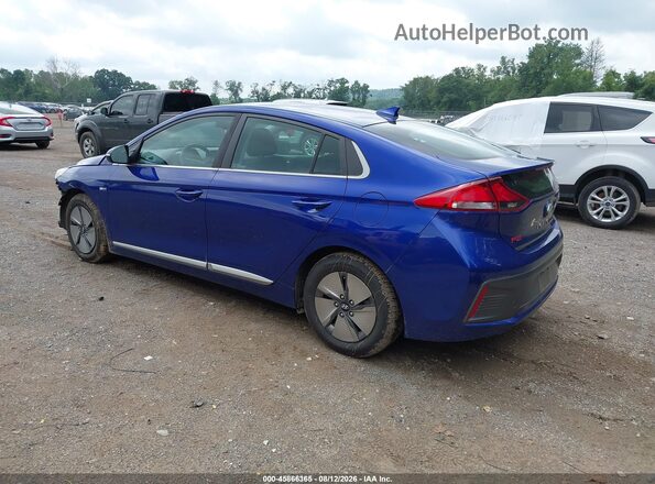 KMHC75LC0LU201501 2020 HYUNDAI IONIQ HYBRID Blue Հետևի ձախ