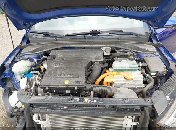 KMHC75LC0LU201501 2020 HYUNDAI IONIQ HYBRID Blue Հետևի տեսք