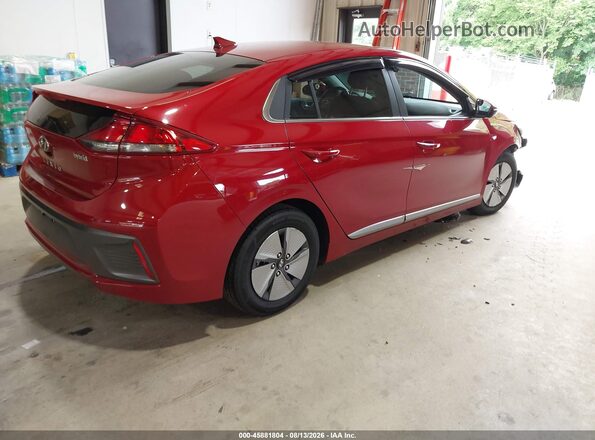 KMHC75LC0MU260940 2021 HYUNDAI IONIQ HYBRID Red უკანა მარჯვენა