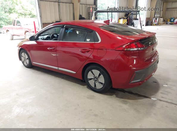 KMHC75LC0MU260940 2021 HYUNDAI IONIQ HYBRID Red უკანა მარცხენა