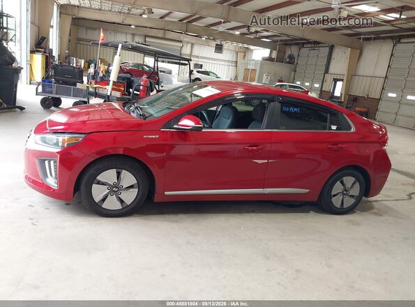 KMHC75LC0MU260940 2021 HYUNDAI IONIQ HYBRID Red სალონის 360-გრადუსიანი ხედი