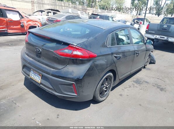 KMHC75LC1JU100108 2018 HYUNDAI IONIQ HYBRID Black Tył prawy