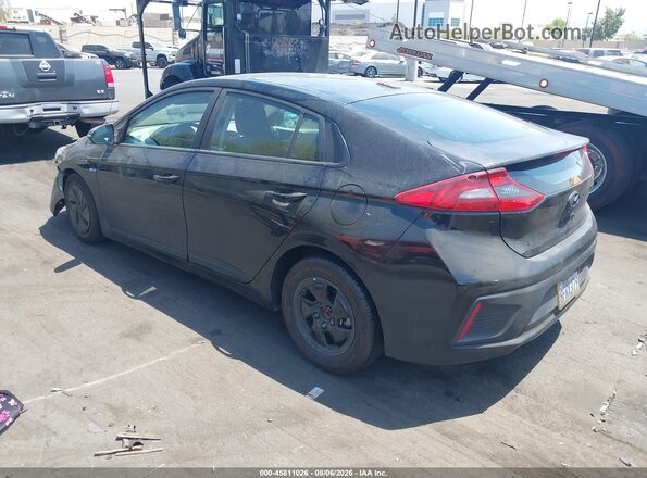 KMHC75LC1JU100108 2018 HYUNDAI IONIQ HYBRID Black Tył lewy