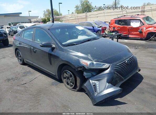 KMHC75LC1JU100108 2018 HYUNDAI IONIQ HYBRID Black 