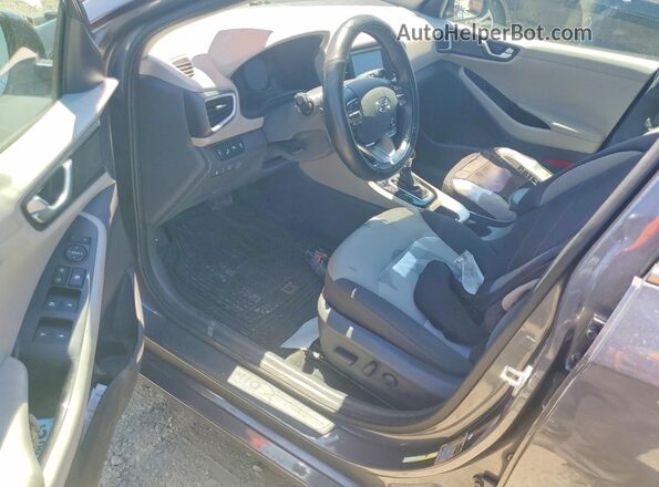 KMHC75LC1KU151481 2019 HYUNDAI IONIQ Charcoal Dashboard view