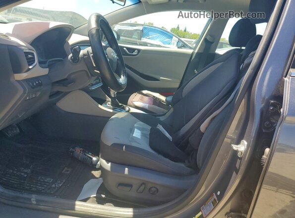 KMHC75LC1KU151481 2019 HYUNDAI IONIQ Charcoal Front interior view