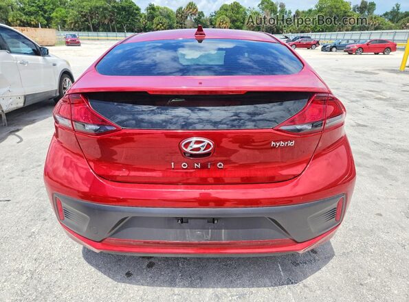 KMHC75LC1NU278932 2022 HYUNDAI IONIQ Red Вид ззаду