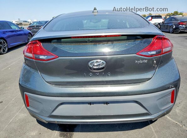 KMHC75LC1NU279434 2022 HYUNDAI IONIQ Gray Հետևի տեսք