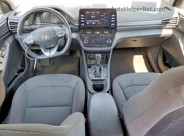 KMHC75LC1NU279434 2022 HYUNDAI IONIQ Gray Առջևի վահանակի տեսք