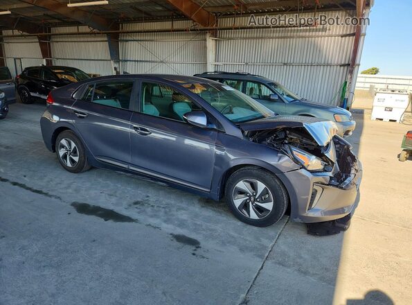 KMHC75LC2JU098918 2018 HYUNDAI IONIQ Gray წინა მარჯვენა