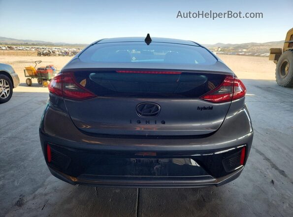 KMHC75LC2JU098918 2018 HYUNDAI IONIQ Gray უკანა ხედი