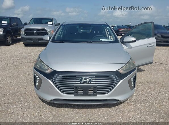 KMHC75LC2KU106937 2019 HYUNDAI IONIQ HYBRID Silver Դիմացի տեսք