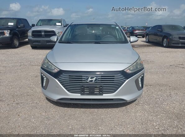 KMHC75LC2KU106937 2019 HYUNDAI IONIQ HYBRID Silver Սարքավորումների վահանակի տեսք
