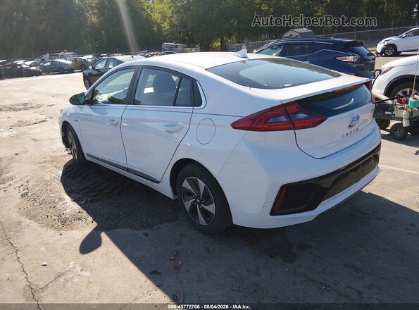 KMHC75LC2KU119039 2019 HYUNDAI IONIQ HYBRID Белый Задняя левая четверть