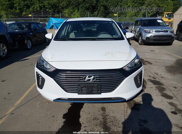KMHC75LC2KU119039 2019 HYUNDAI IONIQ HYBRID Белый Вид щитка приборов